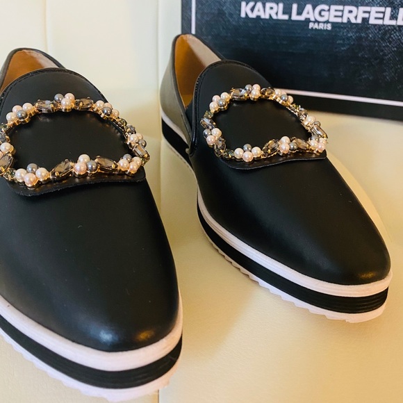 Karl Lagerfeld Shoes - NEW KARL LAGERFELD Paris Slip-Ons